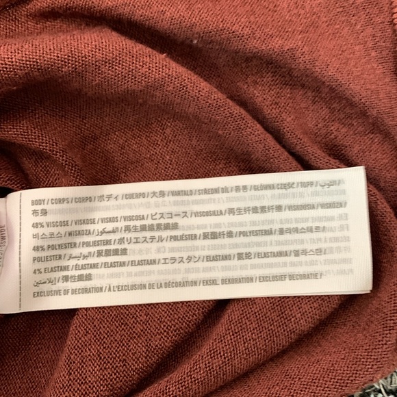 2 Abercrombie Fitch Comfy Top Shirt Soft Cozy Loungewear Jersey Knit Loose Fit - Picture 9 of 10